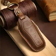 Car Key Cover Smart Remote Key Case for BYD Tang DM 2018 Key Bag Auto Accessories Keychain Keyring Key Covers