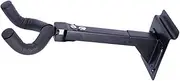 Iron Guitar Wall Hanger Safety Wall Mount Holder Bracket Accessory Black