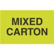 1000 - #DL2501 3x5" Mixed Carton Label