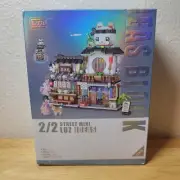 LOZ 1232 Izakaya Shop Street Mini City Street Cat Pub Bar Restaurant