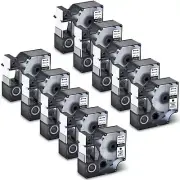 10PK For DYMO D1 45803 LabelManager 400 Black on White Label Tape 19mm*7m 3/4"