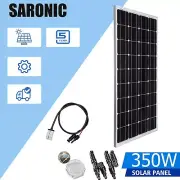 350W Solar Panel Kit 12V 350 Watt Mono Portable Caravan Camping Charging Battery