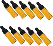 10Pcs Glass Dropper Bottles for Essential Oils Portable Travel Storage Containers for Aromatherapy and Liquid Dispensing