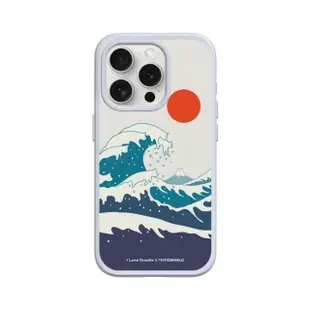 【RHINOSHIELD 犀牛盾】iPhone 12系列 SolidSuit MagSafe兼容 磁吸手機殼/貓咪海浪(I Love Doodle)