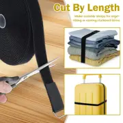 Nylon Cable Ties Nylon Hook and Loop Tape Firmly Bonded Securing Cord Ties guhTe