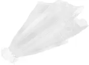 [FOMIYES] White Lace Bridal Veil with Comb Elegant Wedding Accessory for Brides Floral Embellished Design Moderate for Comfort and Facial Coverage Easy to Clean Durable Material