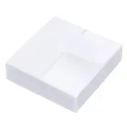 30 Pack Hook and Loop Strips Rectangle Tape Double Sided 2" x 4", White