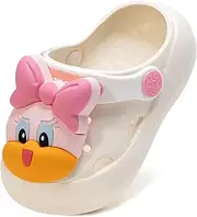 [LEDINEY] Adorable Toddler Clogs Comfort Boys Girls Slippers Kids Slip On Garden Shoes Beach Cartoon Slide Sandals(Toddler/Little Kids)