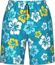 [AIMASTZ] Men's Swim Trunks, Quick Dry Board Shorts Beach Sport Swimwear with Pockets