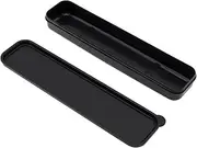 OriGlam Portable Cutlery Box, Travel Tableware Storage Case, Simple Tableware Storage Box for Cutlery Set, 24.5 x 5.9 cm (Black)
