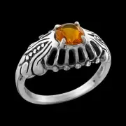 Promise Ring • Onyx • 925 Sterling Silver • Symbol of Commitment