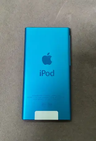 九成五新 iPod nano7 16G 藍色(nano 7)