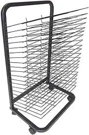 Art Drying Rack Paint Drying Rack Art 20 Shelves Metal Art Work Storage Display Rack Art Drying Rack with Wheels,Mobile Art Drying Rack for Home or Classroom (Size : Style 1)
