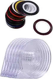 ELAYARD 1Set Nail Striping Tape Line Art Decor Manicure Sticker Lines with Dispenser Self Adhesive for DIY Nail Art Decoration for Manicure