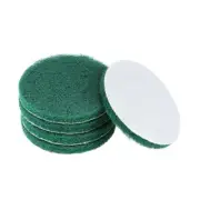 5 Inch 240 Grit Drill Power Brush Tile Scrubber Scouring Pads Cleaning Tool 5pcs