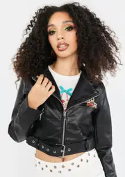 [Dolls Kill x Wizard of Oz] Finding Our Way Moto Jacket