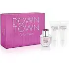 CALVIN KLEIN DOWNTOWN 90ML 3PC SET EDP HER PERFUME FRAGRANCE SP NEW GENUINE RARE