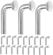 BELLIFFY 100pcs Safety Pin for Pallet Racking Heavy Duty Locking with Flat Head Rivet Design for Secure Storage Rack Stability and Quick Adjustments