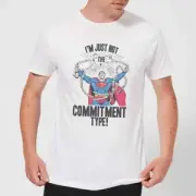 DC Originals Superman Commitment Type Men's T-Shirt - White