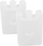 LABRIMP 2pcs Cube Mold Lunch Box Ice Packs Reusable Freezer Packs for Lunch Bags