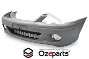 Front Bumper Bar + Lower Grille + Fog Lights For Ford BA Falcon XR6 XR8 02~05