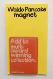 WALDO PANCAKE MAGNET *Novelty Humorous Gift for Fridge *ADD TO MULTI AWARD...