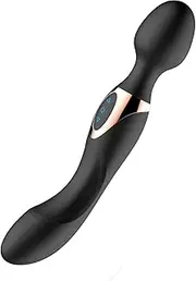 Women Vibrator,Adult Sex Toy Wand, G Spot Dildo, Clit Vibrator, Sex Vibrators,Clitoris Stimulation,with 10 Speeds, Quiet,Fully,Vibrating Wand for her Pleasure (Black)