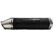 Modified Custom High Quality Exhaust Round Abstract with DB Killer Black Gloss