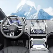 LQUNGE Screen Protector console Navigation LCD screene TPU film Scratch，For Mercedes Benz EQE 500 2022-2025
