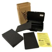 Platt 207 Customizable Black Protective Case 10-1/2"X 7" X 3" wPrecut Cubed Foam
