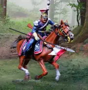 THE COLLECTORS SHOWCASE NAPOLEONIC FRENCH CS01034 POLISH LANCER ATTACKING MIB
