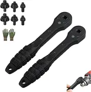 2-in-1 Ratchet Drill Chuck Key Wrench, 2 in 1 Drill Chuck Ratchet Spanner, Universal Double Head Chuck Key Replacement Tool, Multi-Function Clamping for Electric Drills Power Tools (2PCS)