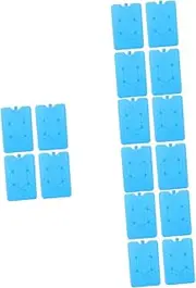 HOLIDYOYO 4sets Lunch Box Ice Packs Reusable Freezer Packs Breast Milk Bottle Cooler Stackable Lunch Box 4pcs*4