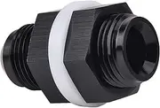 Cell Adapter - Aluminum Cell Bulkhead Fitting 6AN to 6AN Straight Fuel Adapter, Auto Components