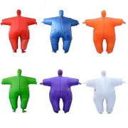 Inflatable Full Body Suit Costume Adult Funny Cosplay Cloth Party Toy Gift Red
