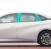 Car Exterior Body Film B C Window Pillar Scratch Prevention Membrane TPU PPF Paint Film Accessories， for GAC Aion S Plus 2021-2023 (Carbon Fiber)