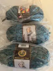 3 Lion Brand Hometown Key Largo Colored Yarn-Lot 58259-super bulky