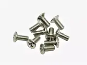 Chrome Lever switch screws for import 3 and 5 way switches