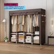 Portable Closet Large Household Multi-Laye Economy Fabric Wardrobe Dustproof Ren