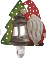 Christmas Gnome Santa Electric Lamp Night Light New