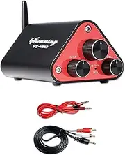KiBcsLic Stereo Audio Amplifier 50W × 2 2.0 Channel for Computer Office Home Speakers