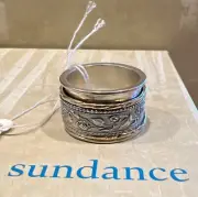 NWT Sundance Catalog Silver Gold “Rose Garden Spinner Ring” Size 5 $298