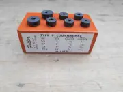 FULLER TYPE C COUNTERSINKS , 7 PCS. SET , USA , NOS