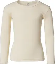 [ENGEL] Children's Long-Sleeved Wool Silk, Natural, 92 cm