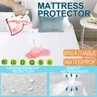 Mattress Protector Terry Cotton Bed Matress Waterproof Single King Queen Double
