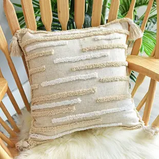 Boho Style cushion cover 45x45cm pillow cover Cotton Linen