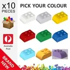 10x Genuine LEGO™ - Slope Curved 3 x 2 x 1 with Four Studs - 6215 06215 New