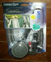 Champagne Massage 5 Position Hand Held Showering System - Item #AFP6C