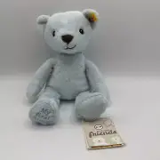 My First Steiff Teddy Bear 242144 baby Blue Plush Soft Toy BNWT