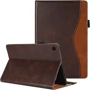 Case for Samsung Tab A8 10.5 Inch PU Leather Wallet Folio Flip Magnetic Case with Stand Function and Card Slot Tablet Cover for Samsung Galaxy Tab A8 2022 10.5" SM-X200/X205 - Brown